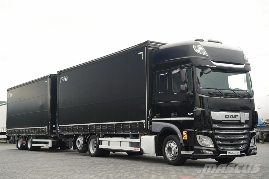 DAF XF 480 / 6X2 / ZESTAW TANDEM 120 M3 / PRZEJAZDOWY  Tents