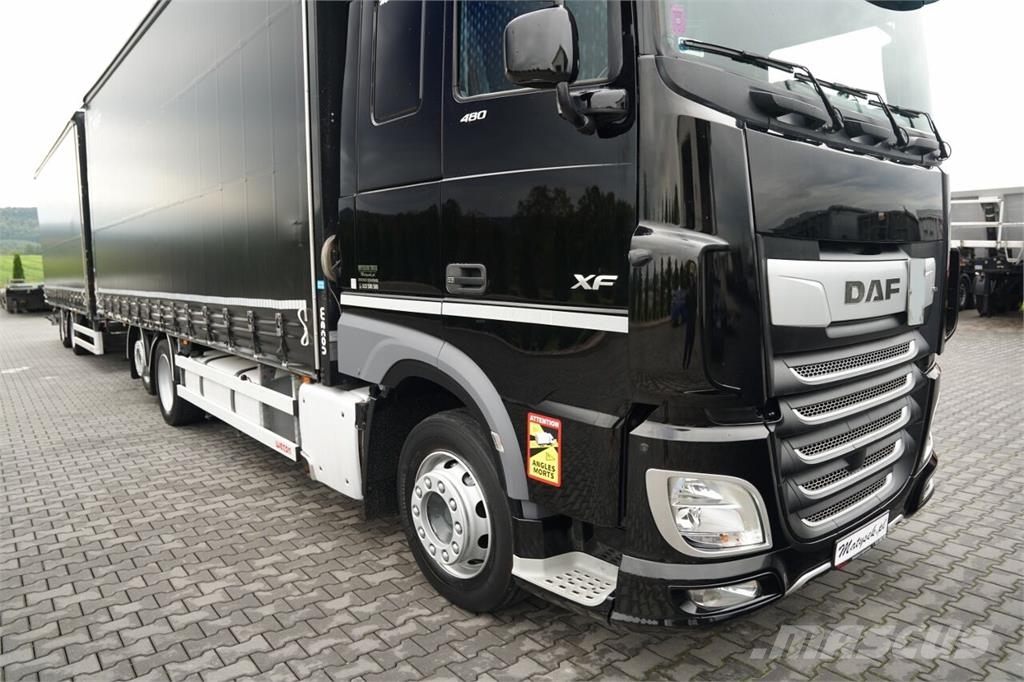 DAF XF 480 / 6X2 / ZESTAW TANDEM 120 M3 / PRZEJAZDOWY  Tents