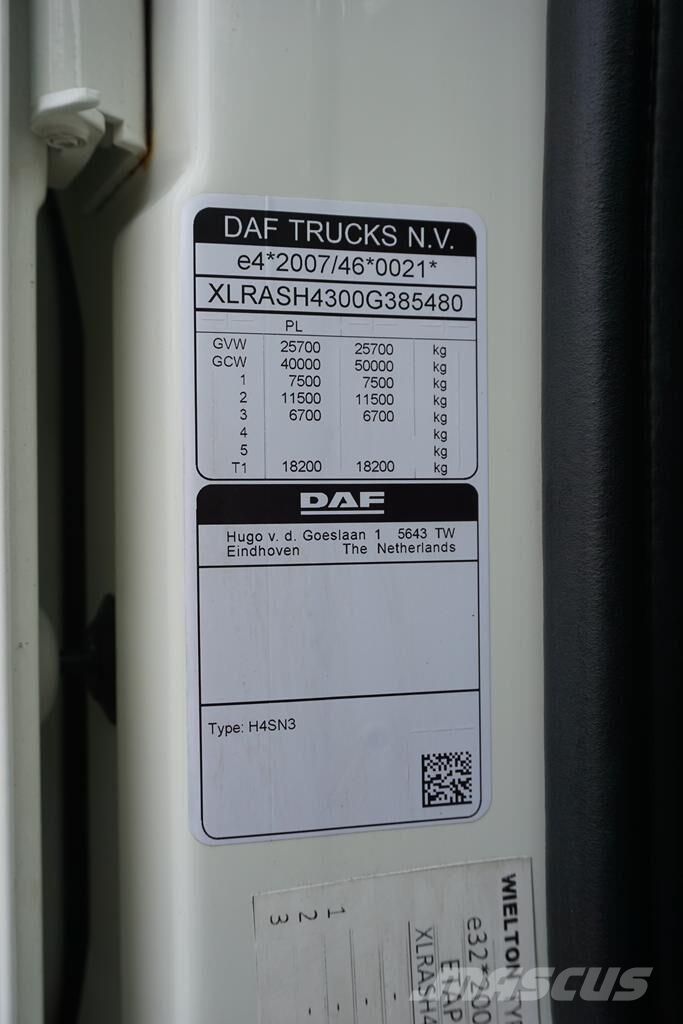 DAF / XF / 480 / ACC / EURO 6 / ZESTAW PRZEJAZDOWY 120 Kapellbil