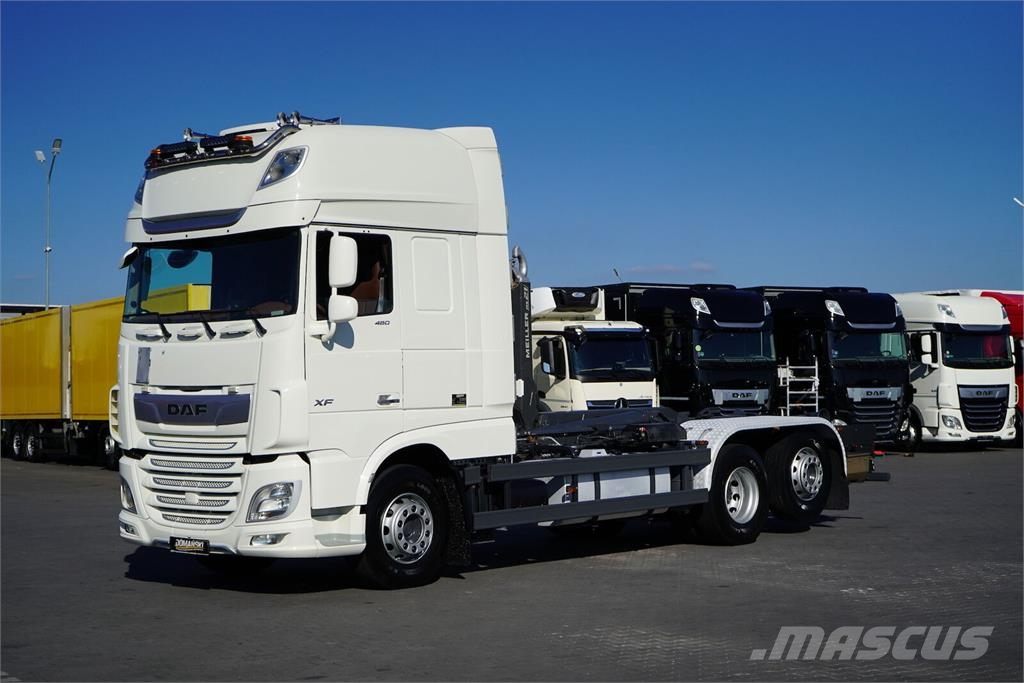 DAF XF / 480 / ACC / 6 X 2 / E 6 / SUPER SPACE CAB / H Camion ampliroll