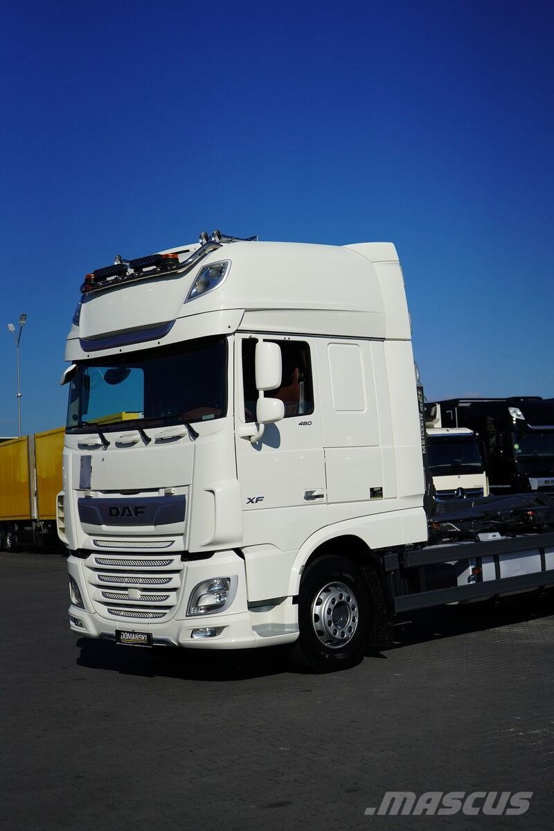 DAF XF / 480 / ACC / 6 X 2 / E 6 / SUPER SPACE CAB / H Camion ampliroll