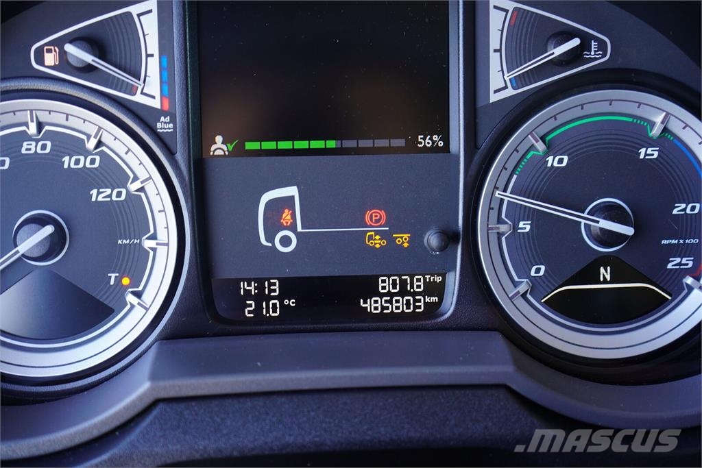 DAF XF / 480 / ACC / E 6 / ZESTAW PRZEJAZDOWY 120 M3 / Kamioni sa ceradom