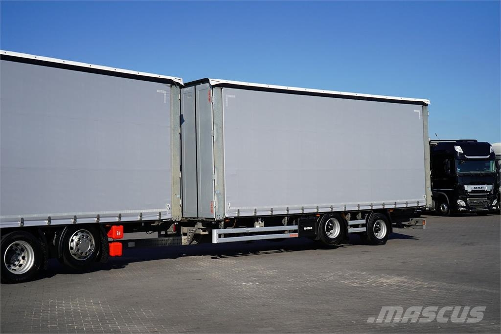 DAF XF / 480 / ACC / E 6 / ZESTAW PRZEJAZDOWY 120 M3 / Kamioni sa ceradom