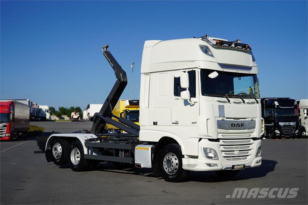 DAF XF / 480 / ACC / 6 X 2 / E 6 / SUPER SPACE CAB / H Camion ampliroll