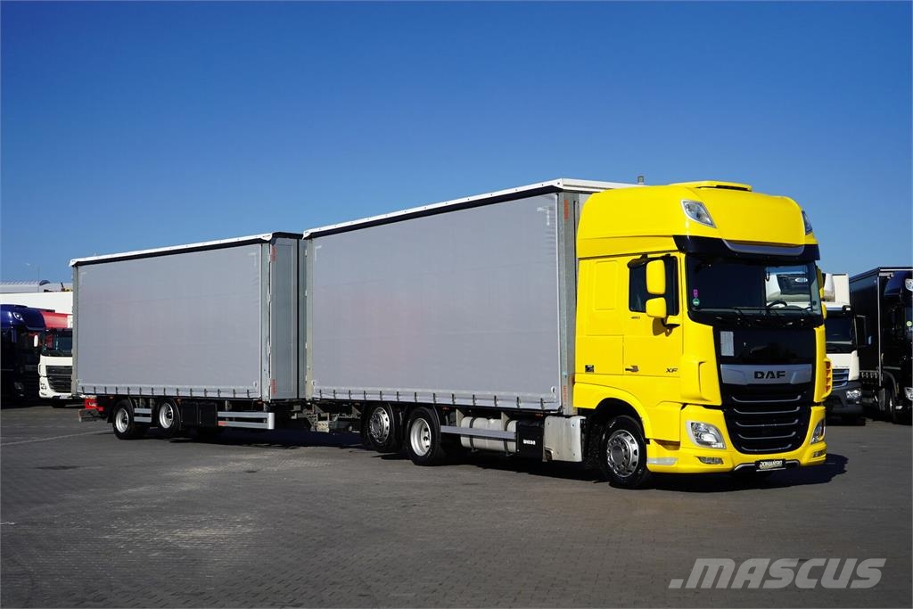 DAF XF / 480 / ACC / E 6 / ZESTAW PRZEJAZDOWY 120 M3 / Kamioni sa ceradom