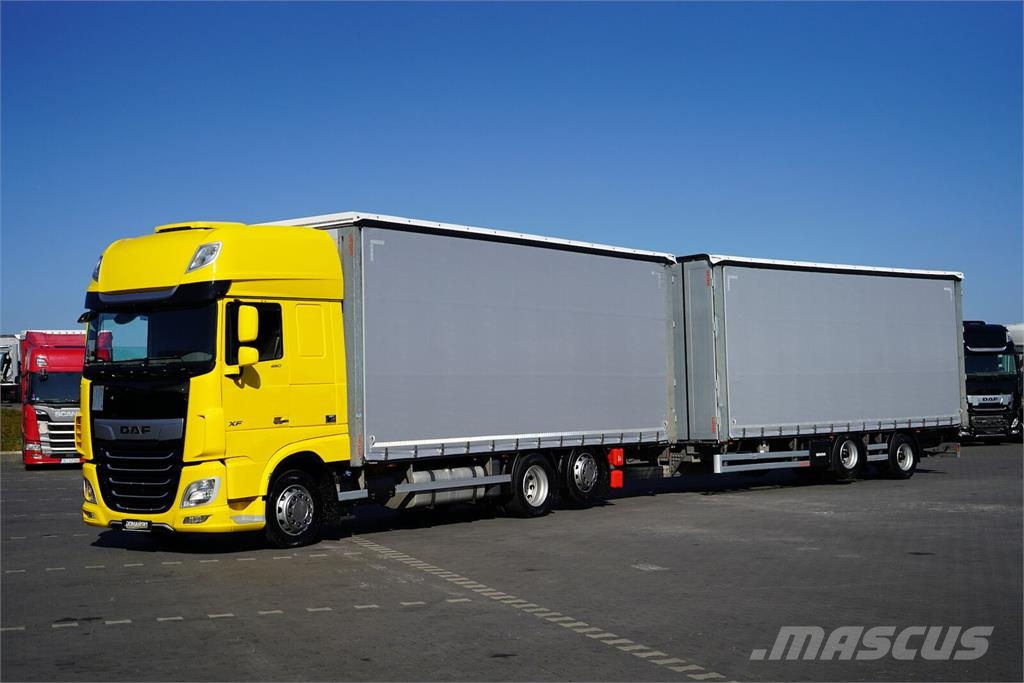 DAF XF / 480 / ACC / E 6 / ZESTAW PRZEJAZDOWY 120 M3 / Kamioni sa ceradom