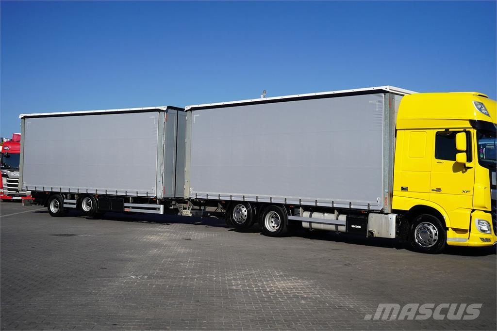 DAF XF / 480 / ACC / E 6 / ZESTAW PRZEJAZDOWY 120 M3 / Kamioni sa ceradom