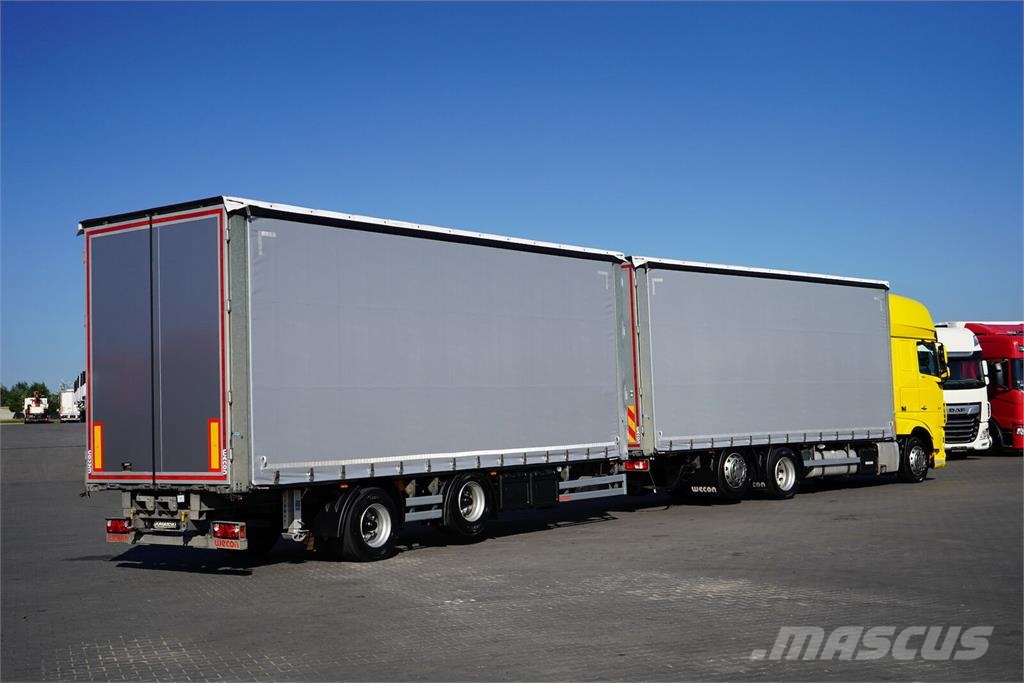 DAF XF / 480 / ACC / E 6 / ZESTAW PRZEJAZDOWY 120 M3 / Kamioni sa ceradom