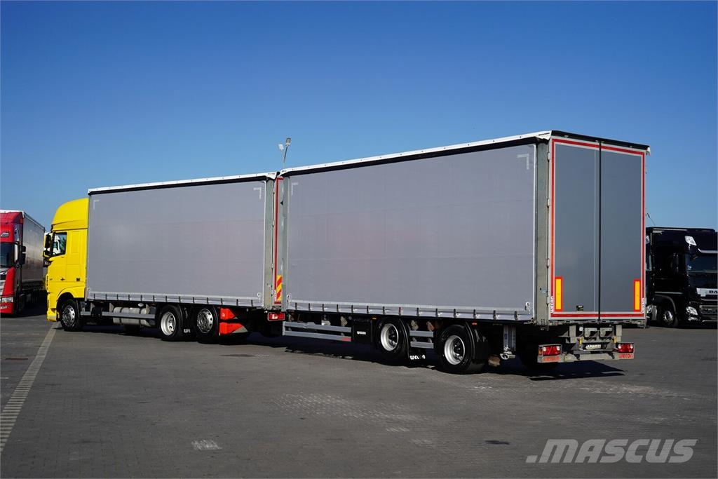 DAF XF / 480 / ACC / E 6 / ZESTAW PRZEJAZDOWY 120 M3 / Kamioni sa ceradom