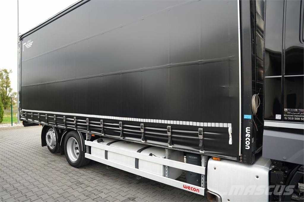 DAF XF 480 / SOLÓWKA - 7,7 M / 6X2 / I-PARK COOL / OŚ Tents