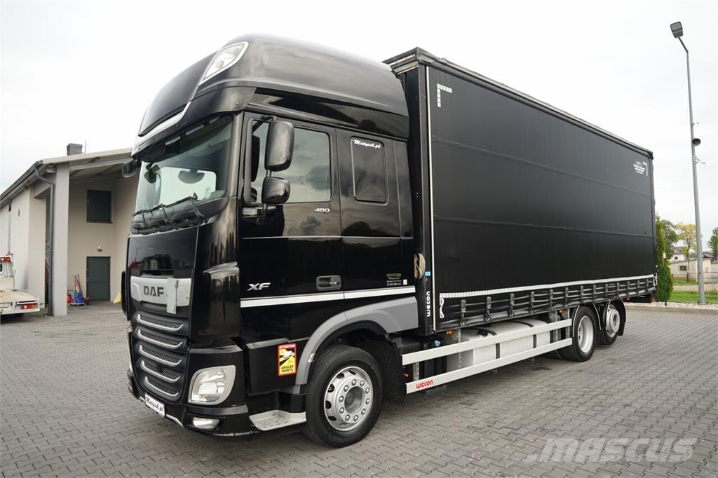 DAF XF 480 / SOLÓWKA - 7,7 M / 6X2 / I-PARK COOL / OŚ Tents
