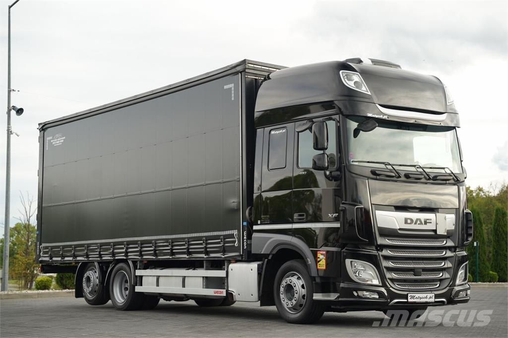 DAF XF 480 / SOLÓWKA - 7,7 M / 6X2 / I-PARK COOL / OŚ Tents