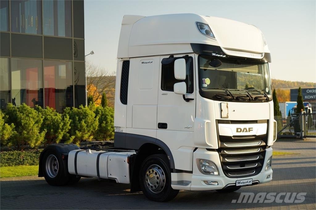 DAF XF 480 / SSC / OPONY 100% / BAK 1 435 L / EURO 6 وحدات الجر