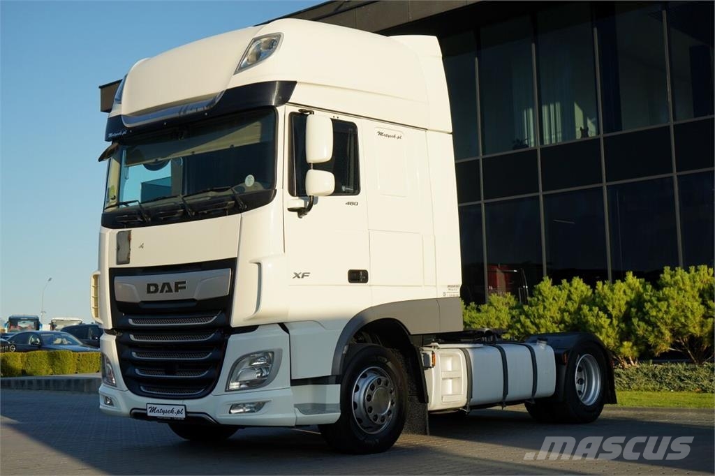 DAF XF 480 / SSC / OPONY 100% / BAK 1 435 L / EURO 6 وحدات الجر