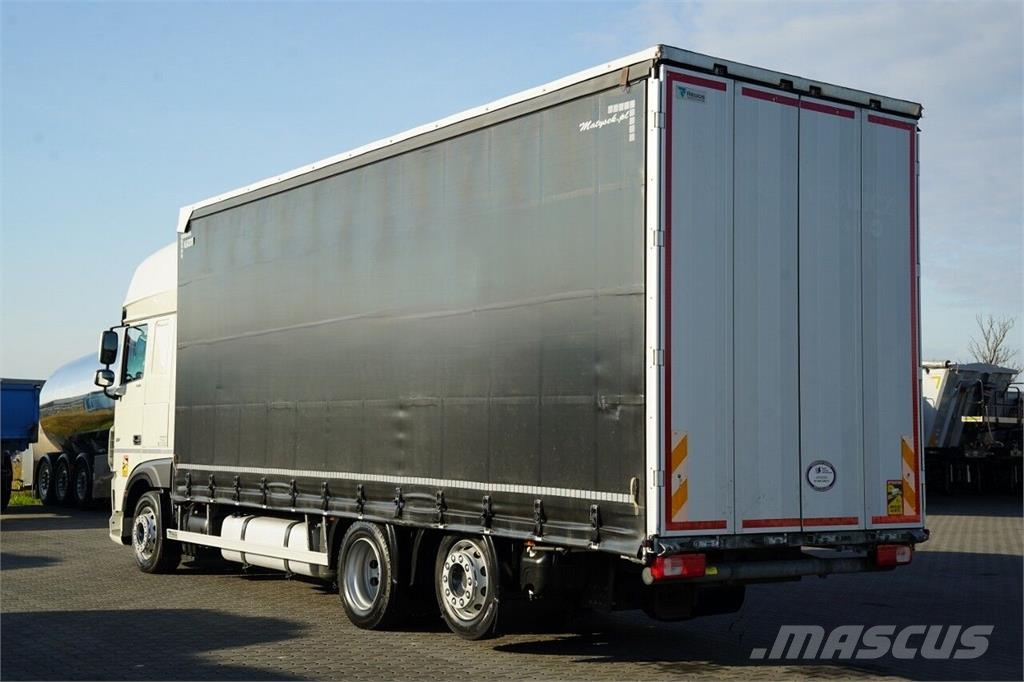 DAF XF 530 / 6X2 / SOLÓWKA / FIRANKA - 7,75 M / DACH P Tentautod