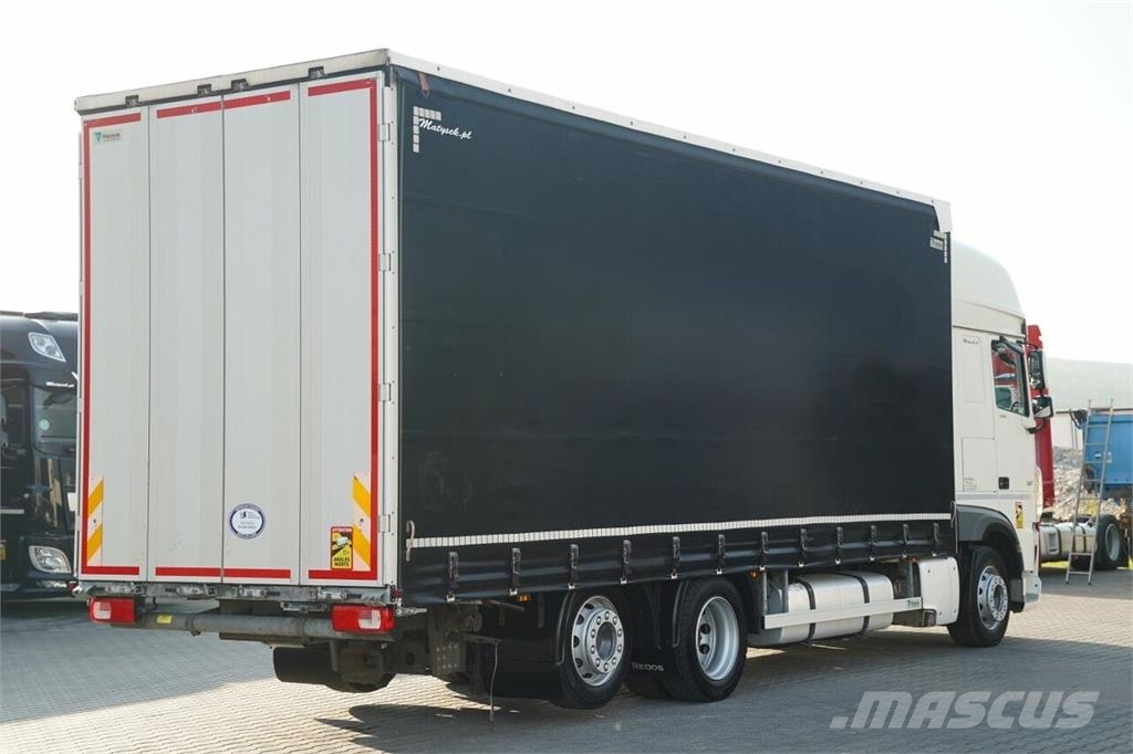 DAF XF 530 / 6X2 / SOLÓWKA / FIRANKA - 7,75 M / DACH P Tentautod