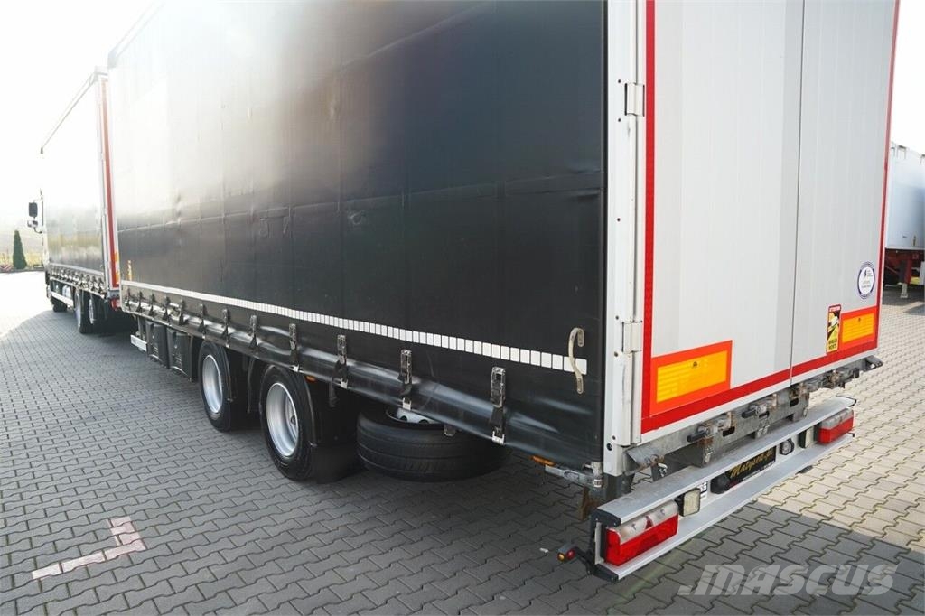 DAF XF 530 / ZESTAW TANDEM / 120 M3 / PRZEJAZDOWY / 6x Tentautod