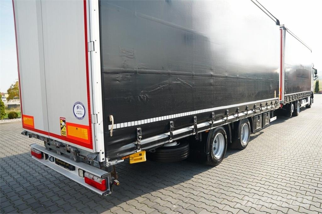 DAF XF 530 / ZESTAW TANDEM / 120 M3 / PRZEJAZDOWY / 6x Tentautod