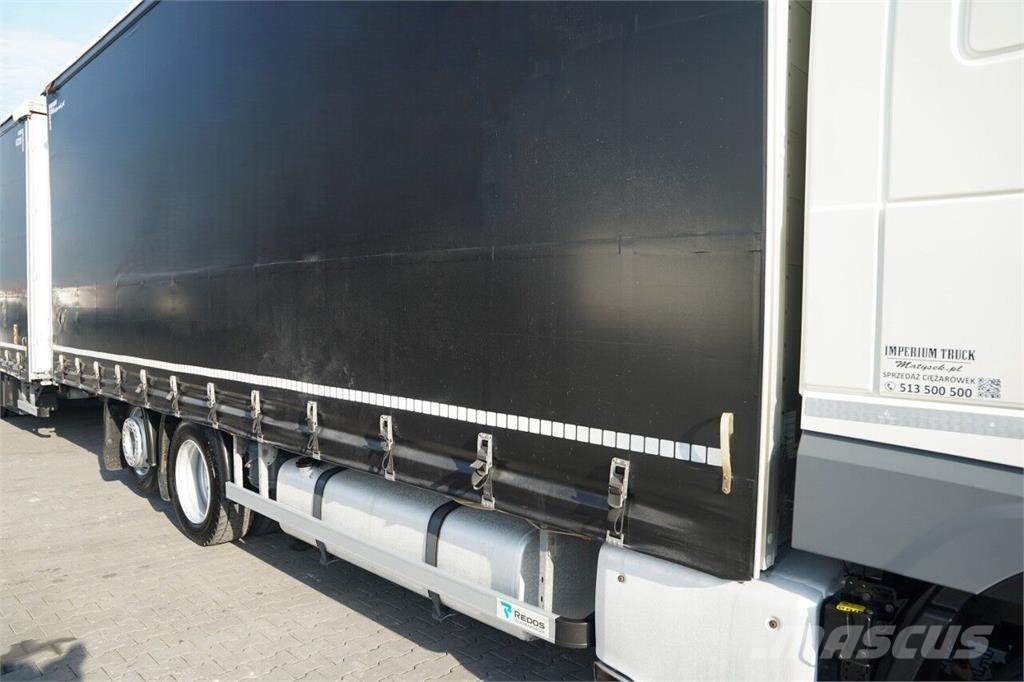 DAF XF 530 / ZESTAW TANDEM / 120 M3 / PRZEJAZDOWY / 6x Tentautod