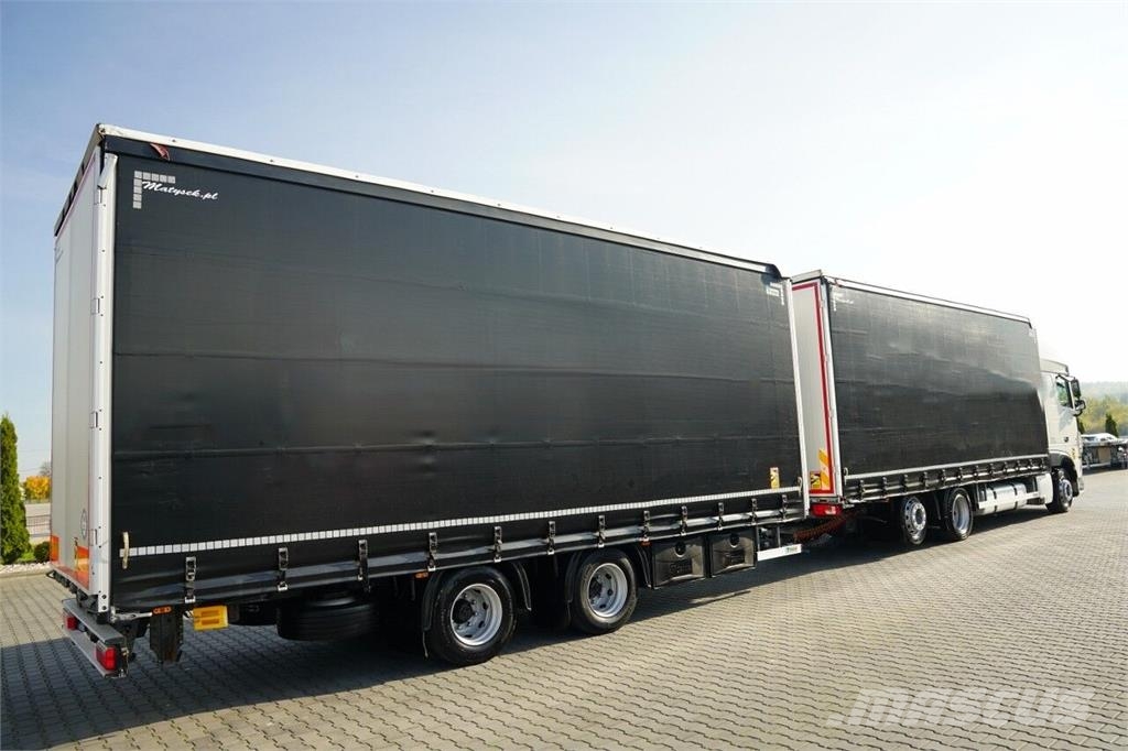 DAF XF 530 / ZESTAW TANDEM / 120 M3 / PRZEJAZDOWY / 6x Tentautod