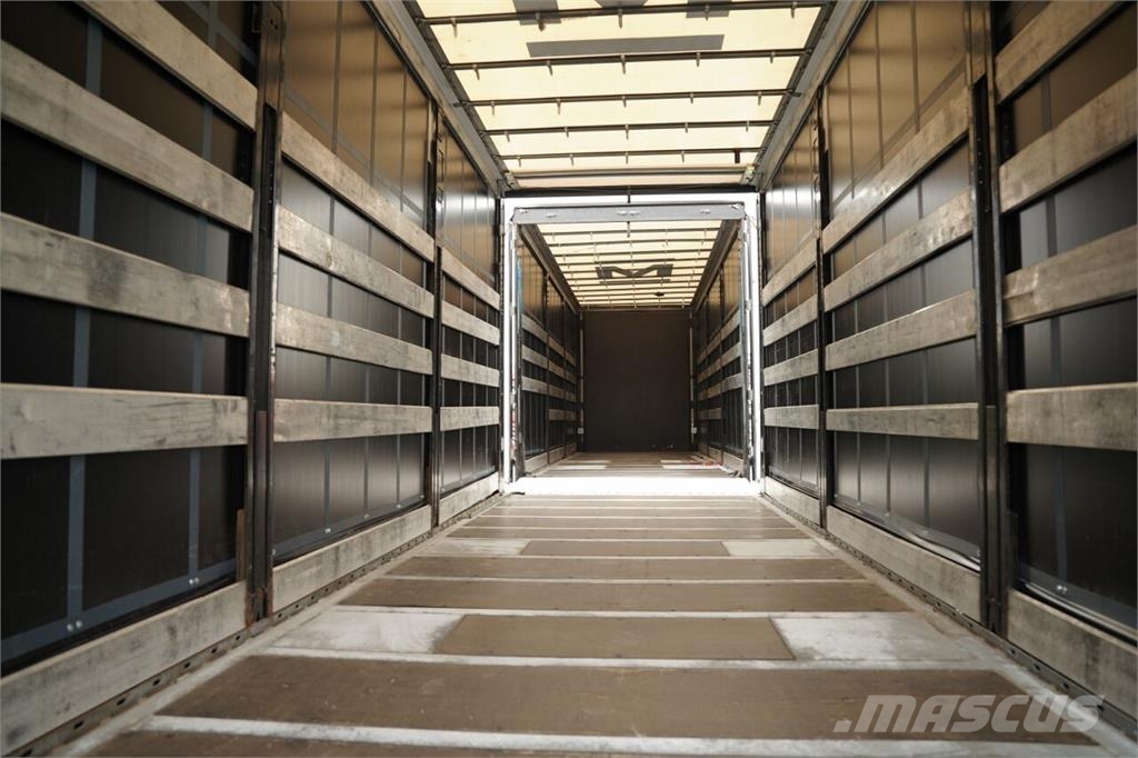 DAF XF XF 480 / ZESTAW TANDEM 120 M3 / PRZEJAZDOWY / Priekabos su tentu
