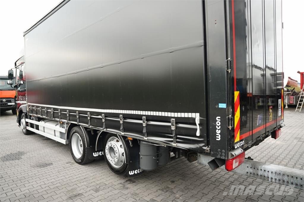 DAF XF XF 480 / ZESTAW TANDEM 120 M3 / PRZEJAZDOWY / Priekabos su tentu