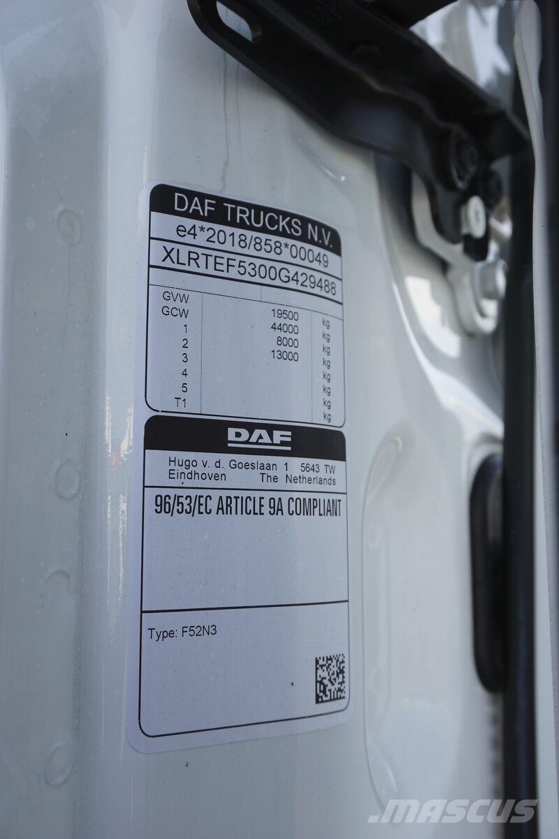 DAF XG / 480 / ACC / EURO 6 / I – COOL 曳引機組件