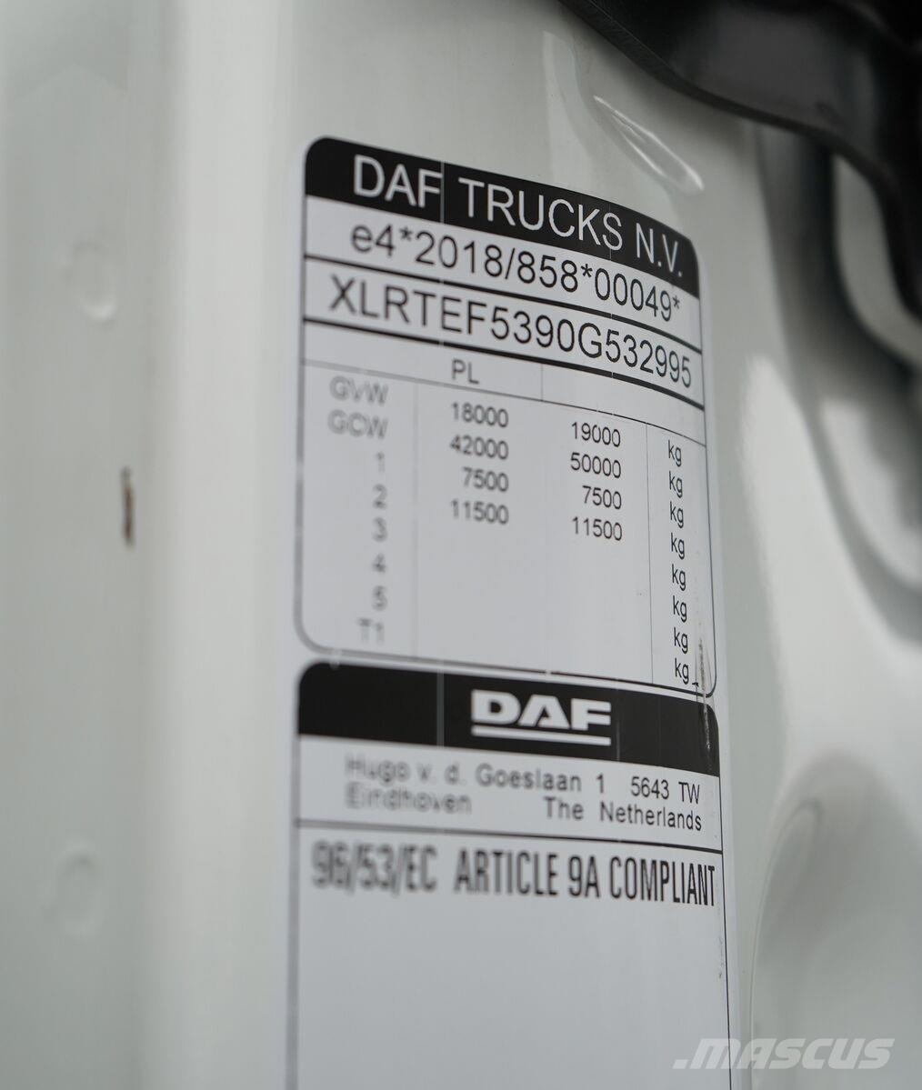 DAF XG / 480 / ACC / EURO 6 / I – COOL / MEGA / LOW DE وحدات الجر