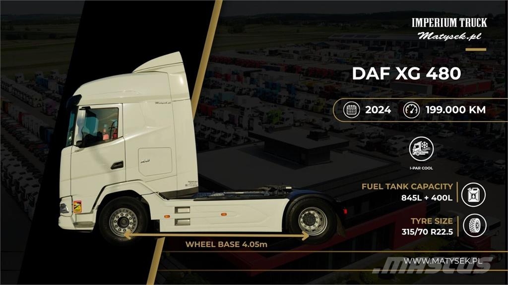 DAF XG 480 / I-PARK COOL / EURO 6 Prime Movers