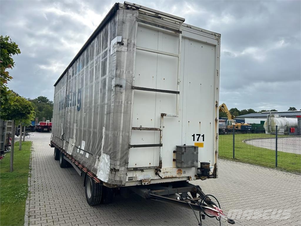 Eggers HXT 24 ZZL – 3-Axle Steering Curtainsider Trailer Schuifzeilopbouw