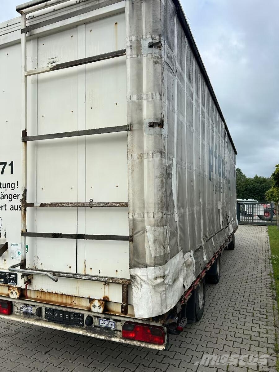 Eggers HXT 24 ZZL – 3-Axle Steering Curtainsider Trailer Schuifzeilopbouw