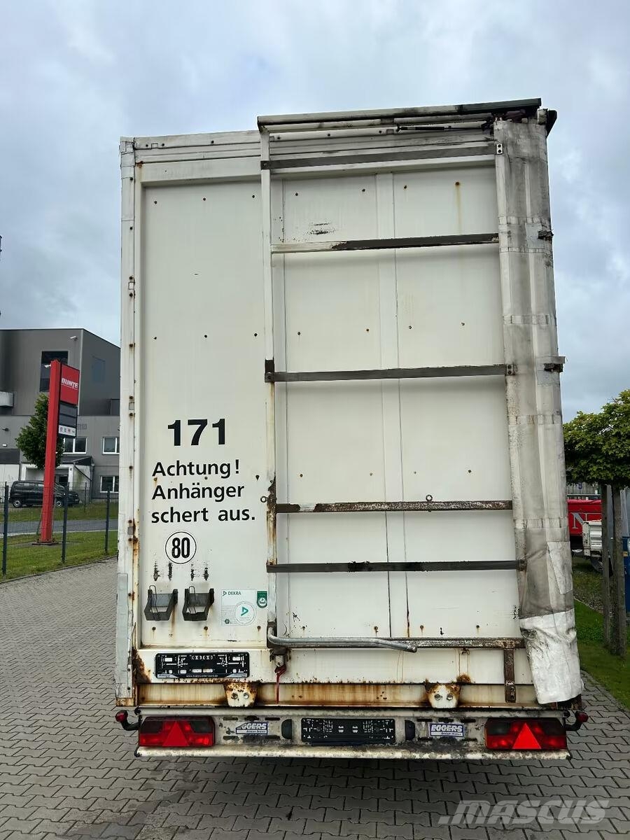 Eggers HXT 24 ZZL – 3-Axle Steering Curtainsider Trailer Schuifzeilopbouw