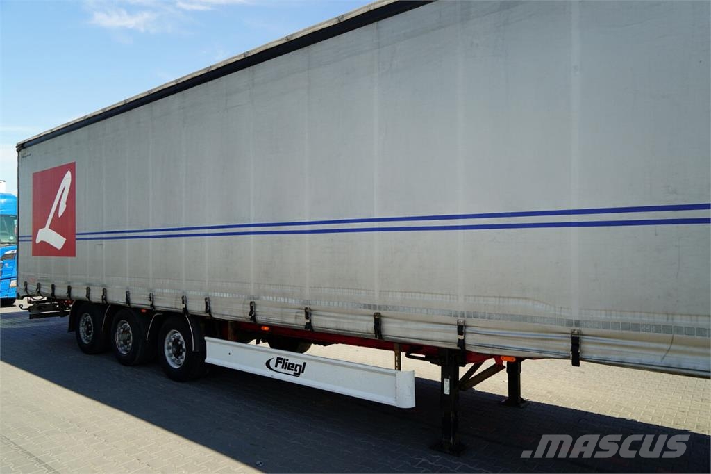 Fliegl / FIRANKA / MEGA / MULDA 7 M / DACH PODNOSZONY / O Semirremolques de caja de lona
