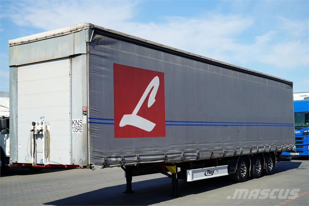 Fliegl / FIRANKA / MEGA / MULDA 7 M / DACH PODNOSZONY / O Semirremolques de caja de lona