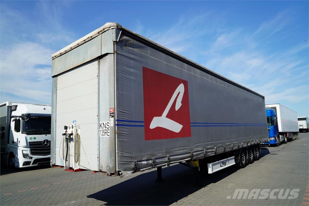 Fliegl / FIRANKA / MEGA / MULDA 7 M / DACH PODNOSZONY / O Semirremolques de caja de lona
