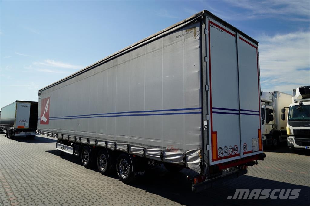 Fliegl / FIRANKA / MEGA / MULDA 7 M / DACH PODNOSZONY / O Semirremolques de caja de lona