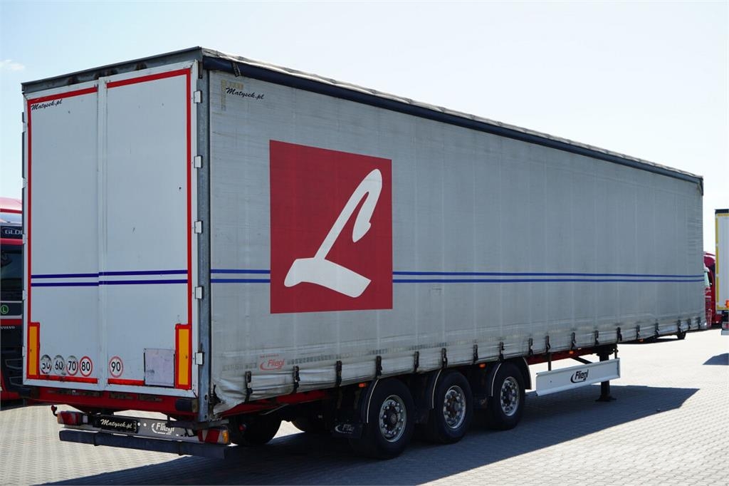 Fliegl / FIRANKA / MEGA / MULDA 7 M / DACH PODNOSZONY / O Semirremolques de caja de lona