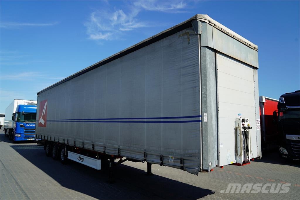 Fliegl / FIRANKA / MEGA / MULDA 7 M / DACH PODNOSZONY / O Semirremolques de caja de lona