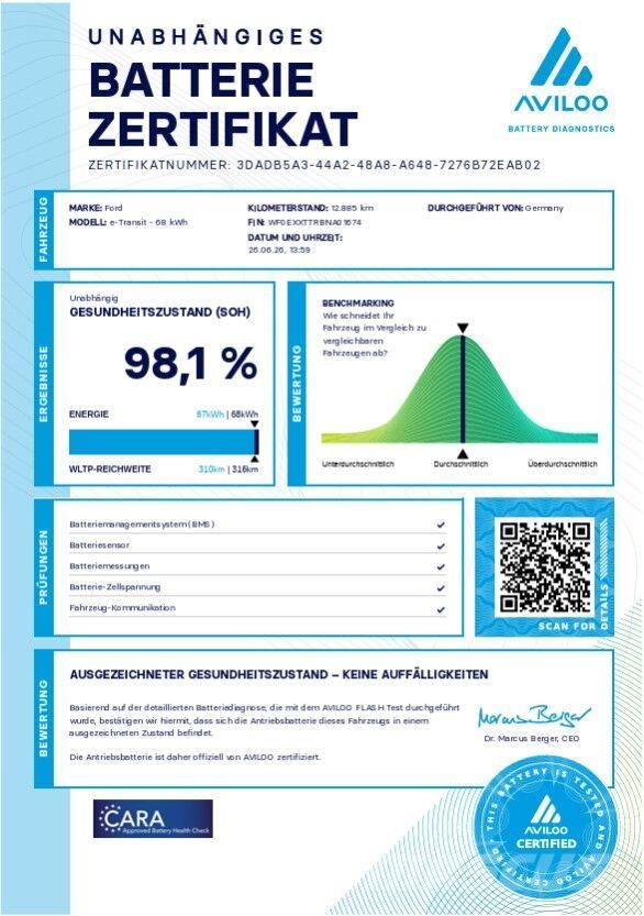 Ford E-Transit 350 L2H2 68 kWh 269pk Trend 100% Elektri Övriga bilar