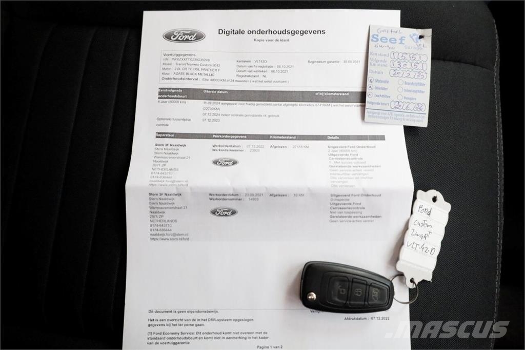 Ford Transit Custom 2.0 TDCI 130pk L1H1 Automaat D.C. L Otros camiones