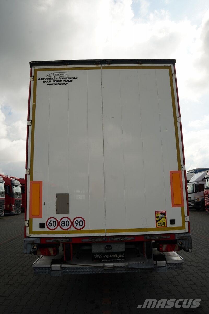 Fruehauf / FIRANKA / PALECIARA / WINDA DHOLLANDIA - 2 000 K Naczepy firanki