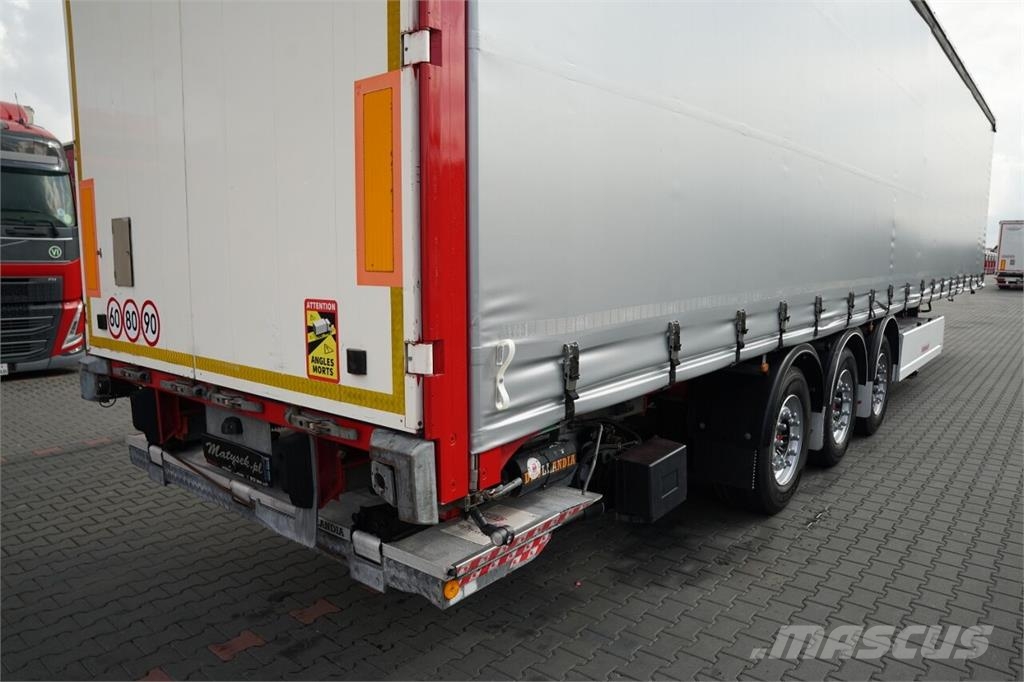 Fruehauf / FIRANKA / PALECIARA / WINDA DHOLLANDIA - 2 000 K Naczepy firanki