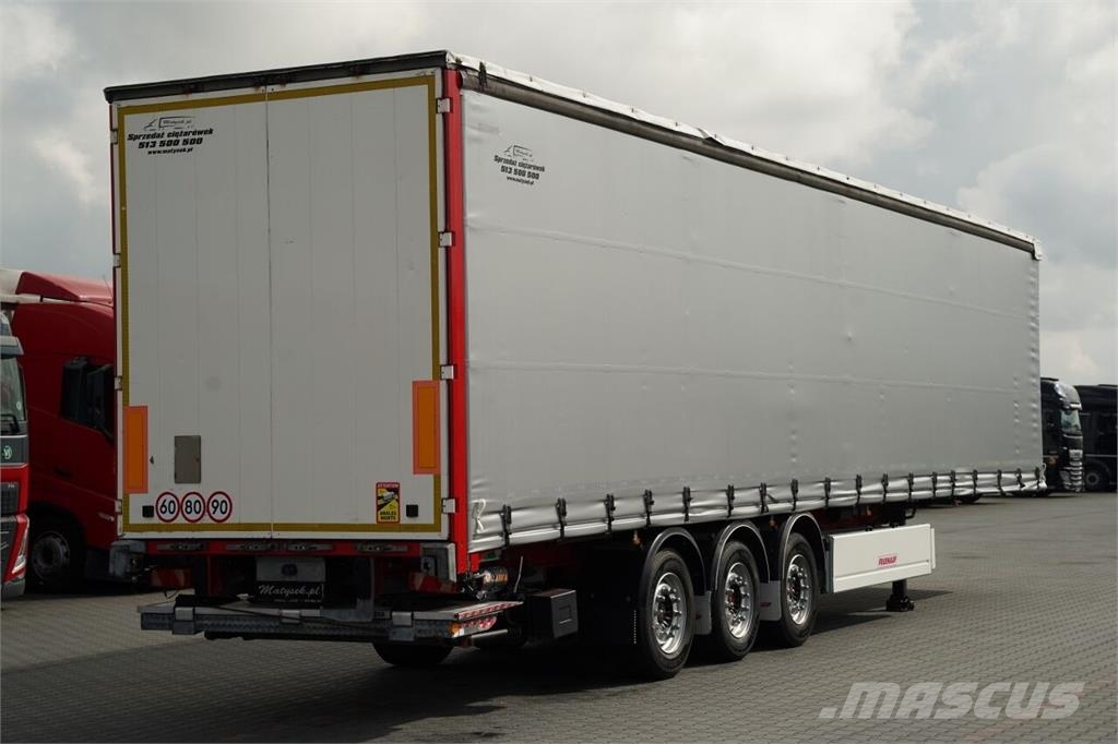 Fruehauf / FIRANKA / PALECIARA / WINDA DHOLLANDIA - 2 000 K Naczepy firanki