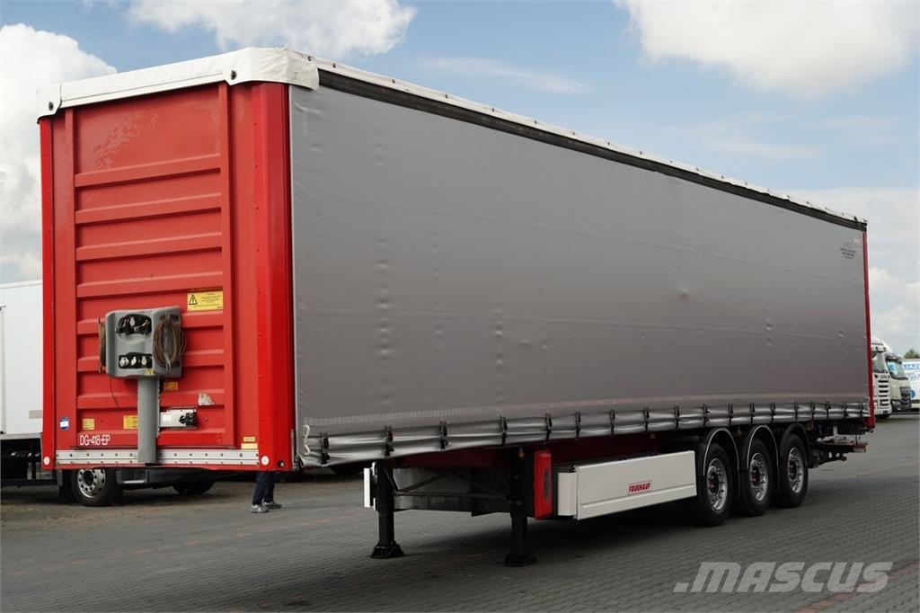 Fruehauf / FIRANKA / PALECIARA / WINDA DHOLLANDIA - 2 000 K Naczepy firanki