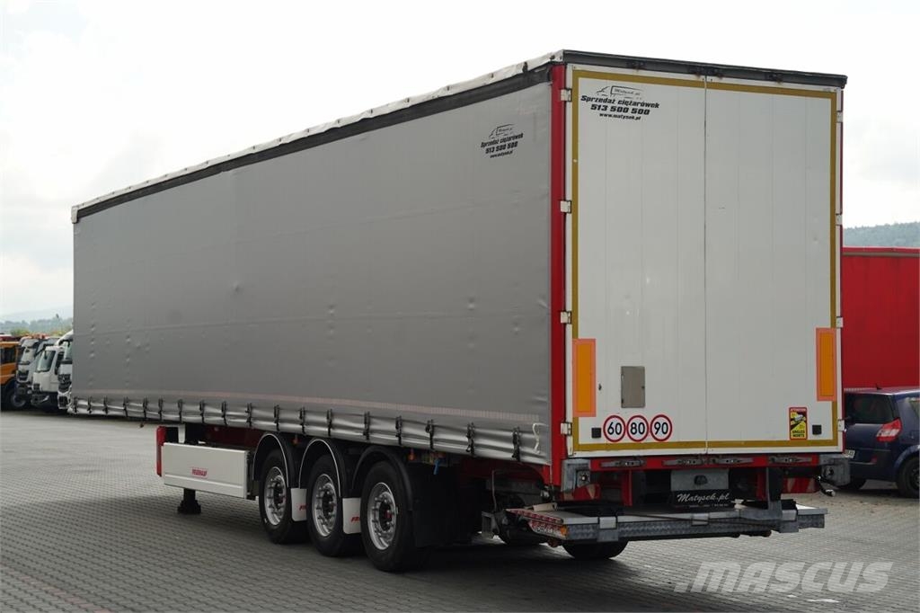 Fruehauf / FIRANKA / PALECIARA / WINDA DHOLLANDIA - 2 000 K Naczepy firanki