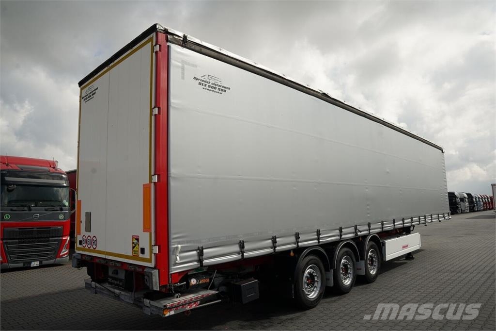 Fruehauf / FIRANKA / PALECIARA / WINDA DHOLLANDIA - 2 000 K Naczepy firanki