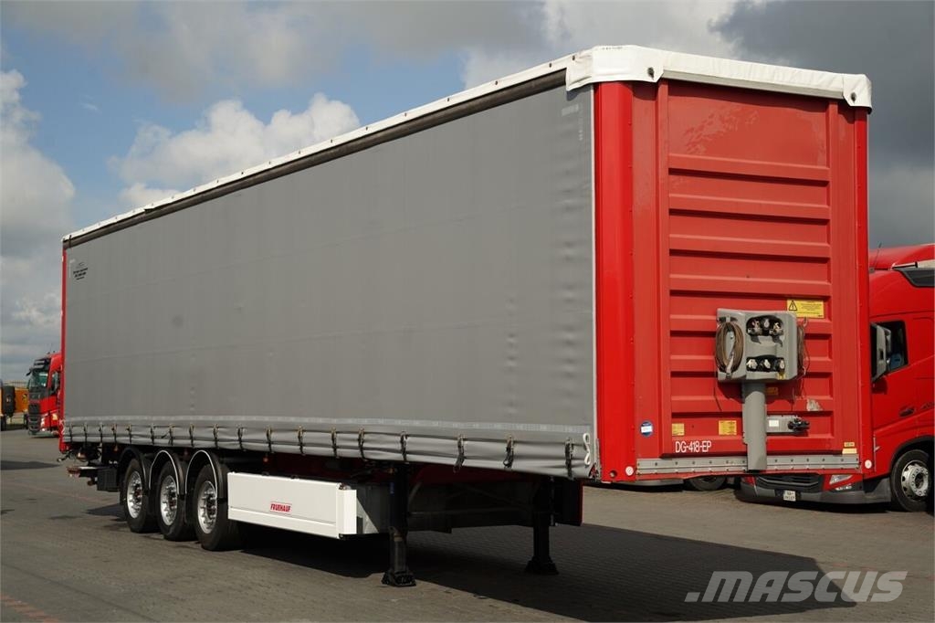 Fruehauf / FIRANKA / PALECIARA / WINDA DHOLLANDIA - 2 000 K Naczepy firanki