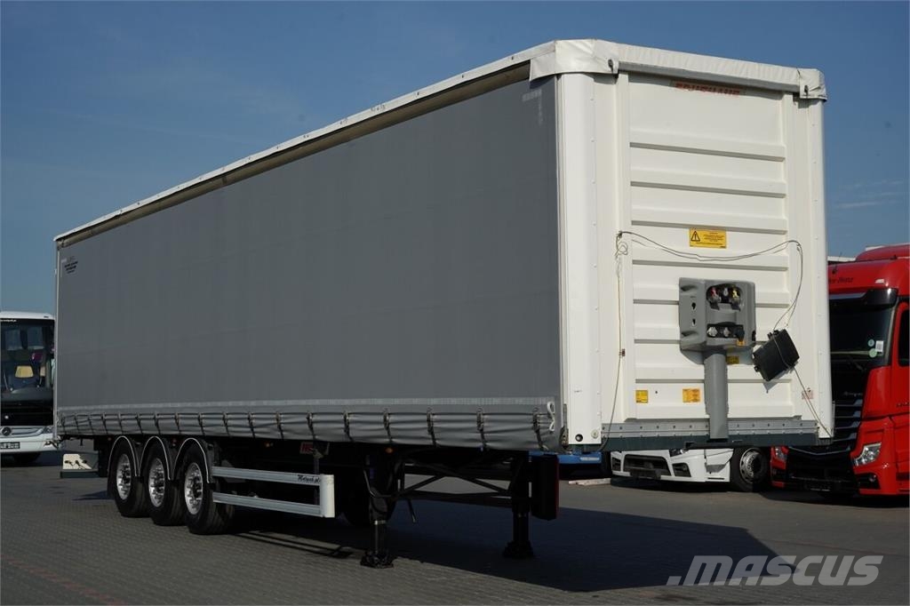 Fruehauf / FIRANKA / STANDARD / MOCNA PODŁOGA / OŚ PODNOSZO Tentinės puspriekabės