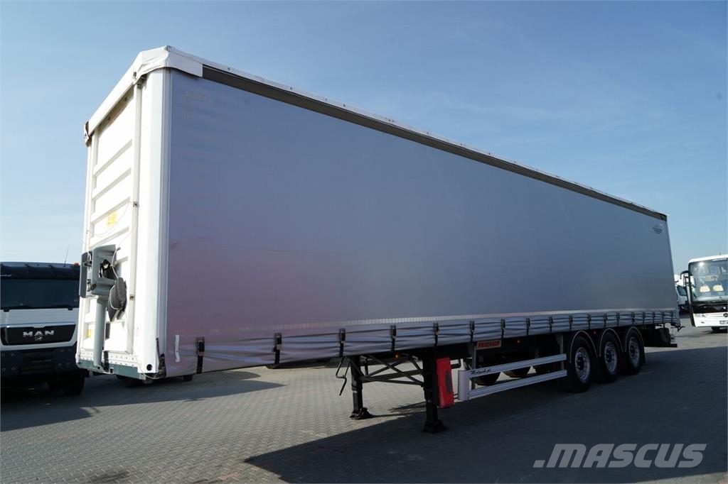 Fruehauf / FIRANKA / STANDARD / MOCNA PODŁOGA / OŚ PODNOSZO Tentinės puspriekabės