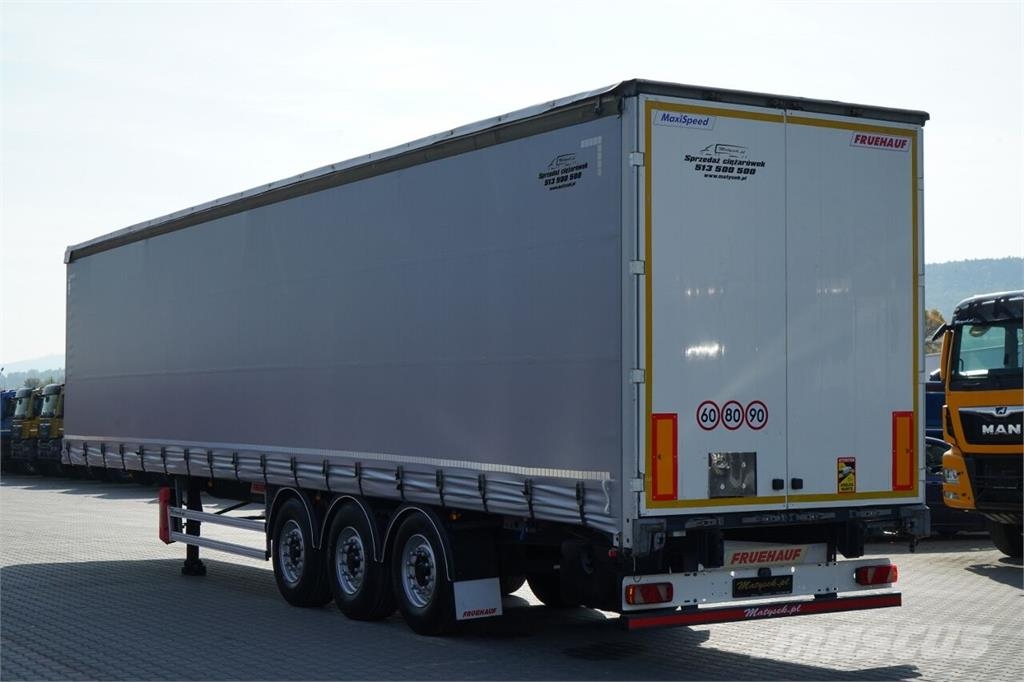 Fruehauf / FIRANKA / STANDARD / MOCNA PODŁOGA / OŚ PODNOSZO Tentinės puspriekabės